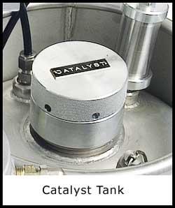 Internal Mix Chopper Gun Gelcoater catalyst tank