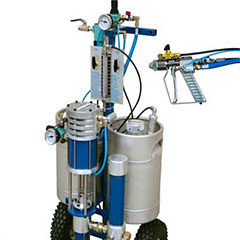 Internal mix Chip Filled Gelcoater